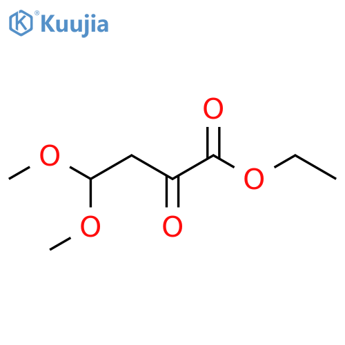 ethyl 4,4-dimethoxy-2-oxobutanoate structure