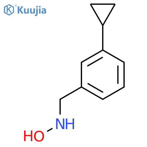 N-(3-cyclopropylphenyl)methylhydroxylamine structure