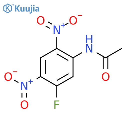 Acetamide,N-(5-fluoro-2,4-dinitrophenyl)- structure