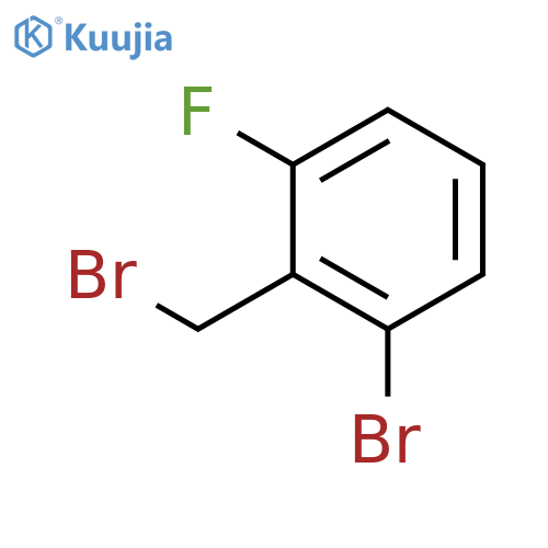 1-bromo-2-(bromomethyl)-3-fluorobenzene structure