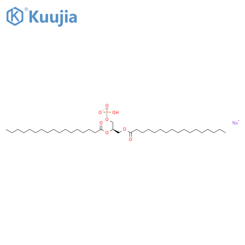 Sodium (R)-2,3-bis(heptadecanoyloxy)propyl hydrogenphosphate structure
