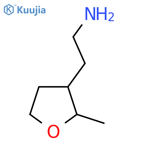 2-(2-methyloxolan-3-yl)ethan-1-amine, Mixture of diastereomers structure