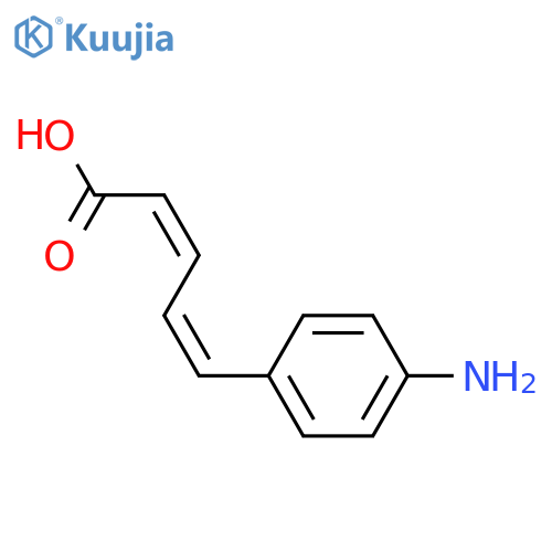 5-(4-Aminophenyl)-2,4-pentadienoic acid structure