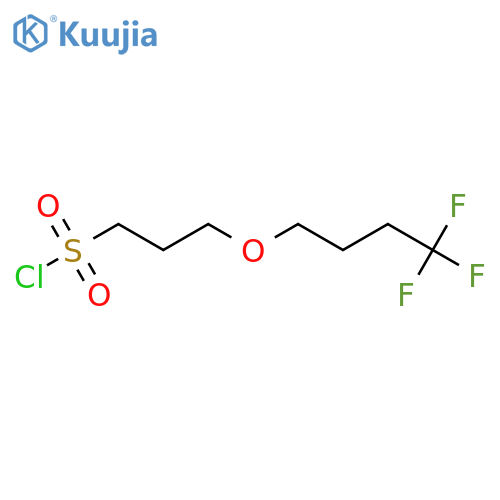 3-(4,4,4-trifluorobutoxy)propane-1-sulfonyl chloride structure