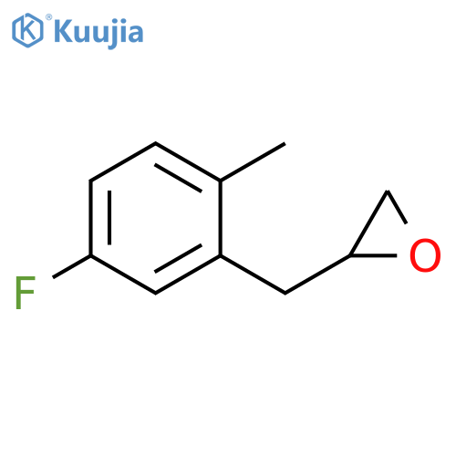 Oxirane, 2-[(5-fluoro-2-methylphenyl)methyl]- structure