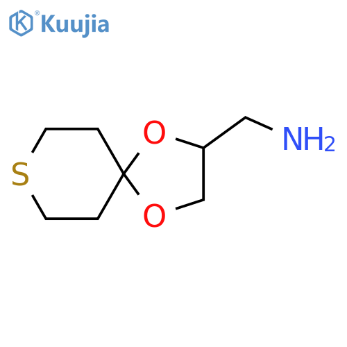 {1,4-dioxa-8-thiaspiro4.5decan-2-yl}methanamine structure