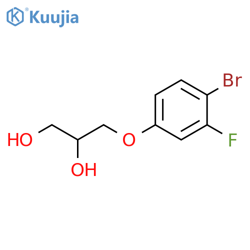 3-(4-Bromo-3-Fluorophenoxy)Propane-1,2-Diol structure