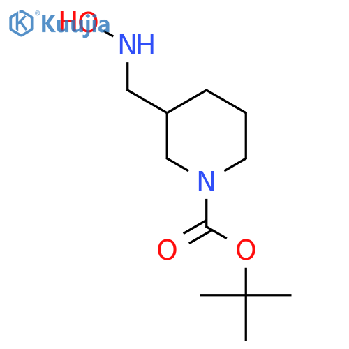 tert-butyl 3-(hydroxyamino)methylpiperidine-1-carboxylate structure