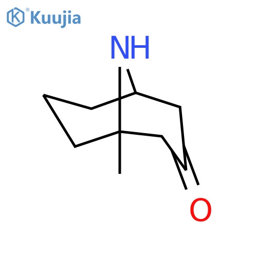 9-Azabicyclo[3.3.1]nonan-3-one,1-methyl-, (1S,5R)- structure