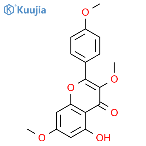Kaempferol 3,7,4'-trimethyl ether structure