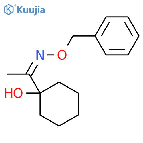 Ethanone,1-(1-hydroxycyclohexyl)-, O-(phenylmethyl)oxime structure