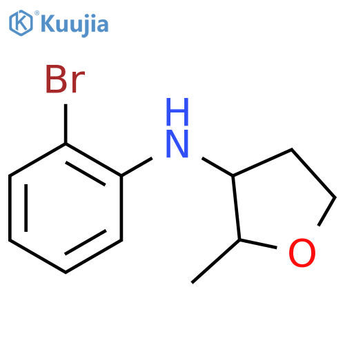 N-(2-bromophenyl)-2-methyloxolan-3-amine structure