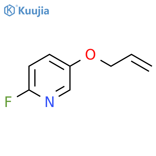 2-Fluoro-5-(prop-2-en-1-yloxy)pyridine structure