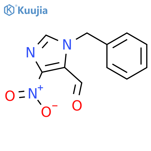 1H-Imidazole-5-carboxaldehyde,4-nitro-1-(phenylmethyl)- structure