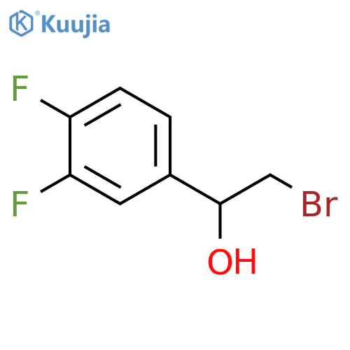 2-bromo-1-(3,4-difluorophenyl)ethan-1-ol structure