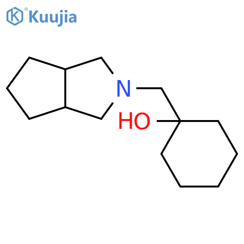 1-({octahydrocyclopentacpyrrol-2-yl}methyl)cyclohexan-1-ol structure
