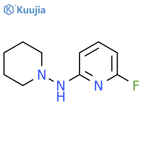 6-Fluoro-N-(piperidin-1-yl)pyridin-2-amine structure