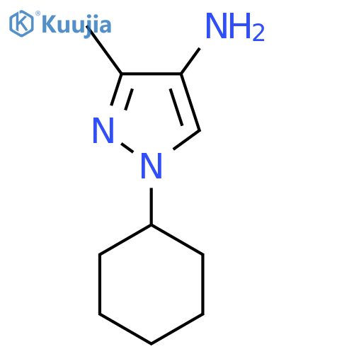 1-Cyclohexyl-3-methyl-1h-pyrazol-4-amine structure