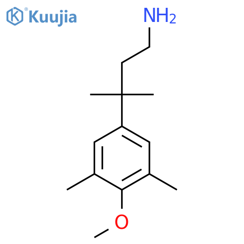 3-(4-Methoxy-3,5-dimethylphenyl)-3-methylbutan-1-amine structure