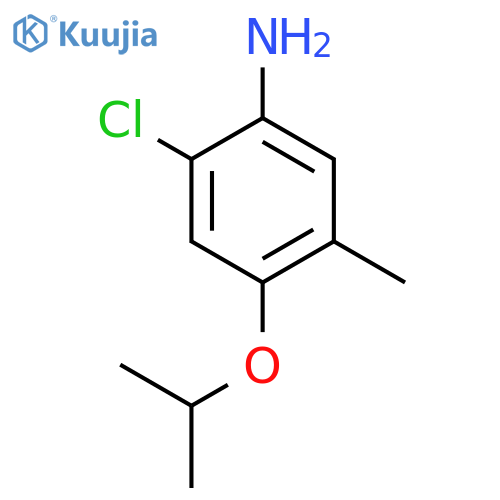 2-Chloro-5-methyl-4-(propan-2-yloxy)aniline structure