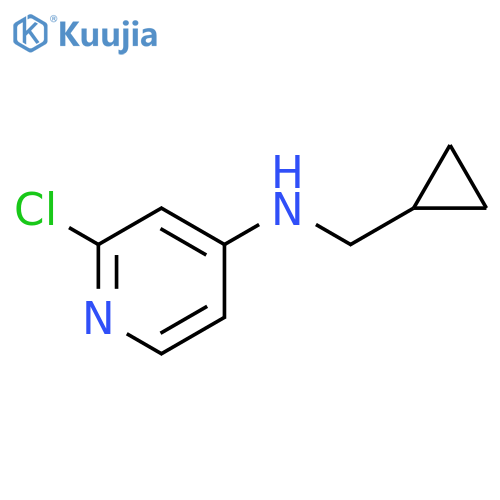2-chloro-N-(cyclopropylmethyl)pyridin-4-amine structure