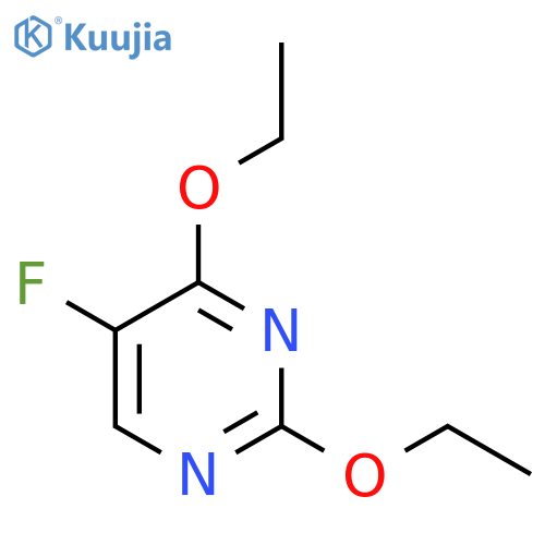 Pyrimidine,2,4-diethoxy-5-fluoro- structure