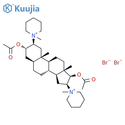 Pancuronium dibromide structure