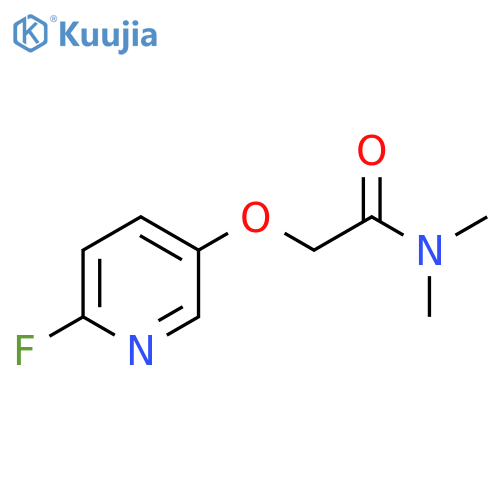 2-(6-Fluoropyridin-3-yloxy)-N,N-dimethylacetamide structure