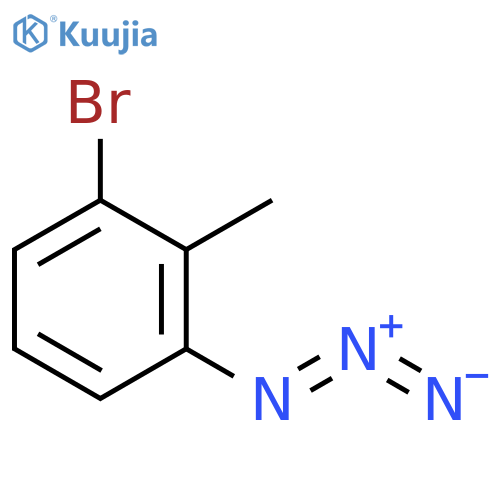 1-azido-3-bromo-2-methylbenzene structure
