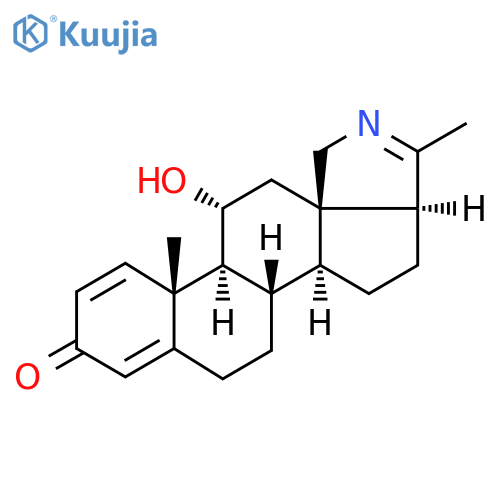 23-Norcona-1,4,20(22)-trienin-3-one,11-hydroxy-, (11a)-(9CI) structure