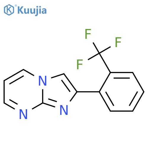 2-(2-(trifluoromethyl)phenyl)imidazo[1,2-a]pyrimidine structure