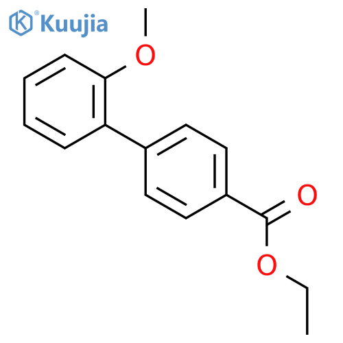 Ethyl 4-(2-methoxyphenyl)benzoate structure