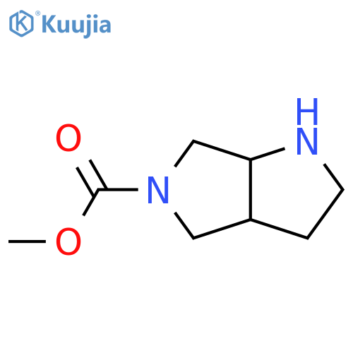 Methyl hexahydropyrrolo[3,4-b]pyrrole-5(1H)-carboxylate structure