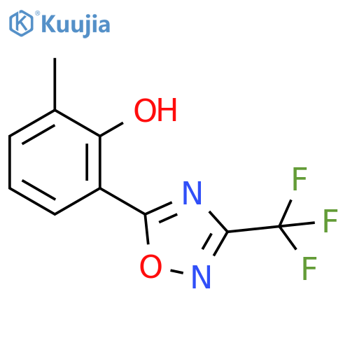 2-methyl-6-3-(trifluoromethyl)-1,2,4-oxadiazol-5-ylphenol structure