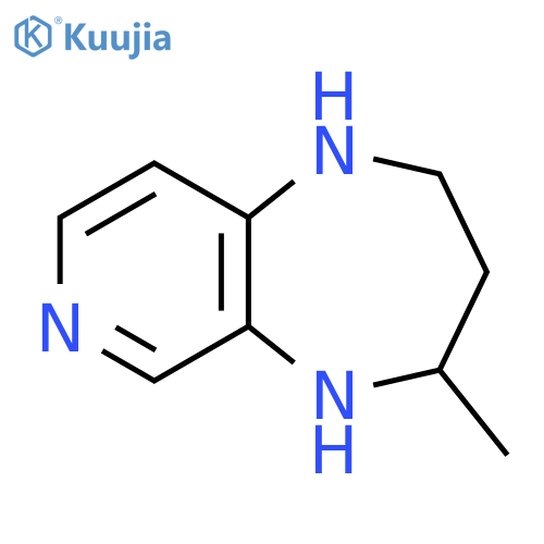 4-methyl-1H,2H,3H,4H,5H-pyrido3,4-b1,4diazepine structure