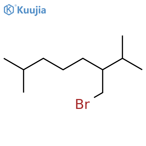 3-(Bromomethyl)-2,7-dimethyloctane structure