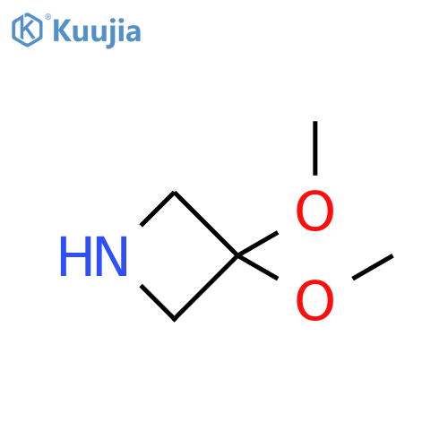 Azetidine, 3,3-dimethoxy- structure