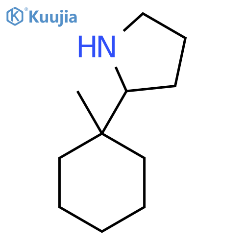 2-(1-methylcyclohexyl)pyrrolidine structure