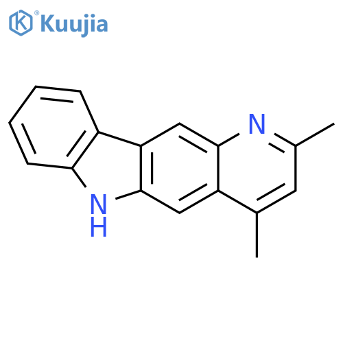 6H-Pyrido[3,2-b]carbazole,2,4-dimethyl- structure