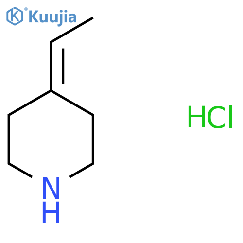 4-Ethylidenepiperidine;hydrochloride structure