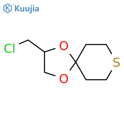 2-(chloromethyl)-1,4-dioxa-8-thiaspiro4.5decane structure