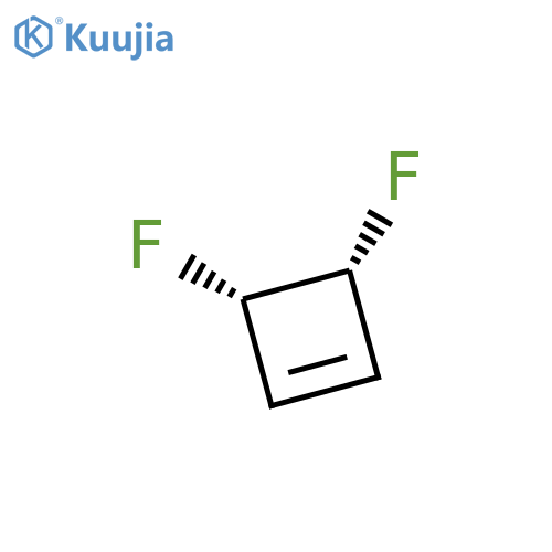 Cyclobutene, 3,4-difluoro-, (3R,4S)-rel- structure