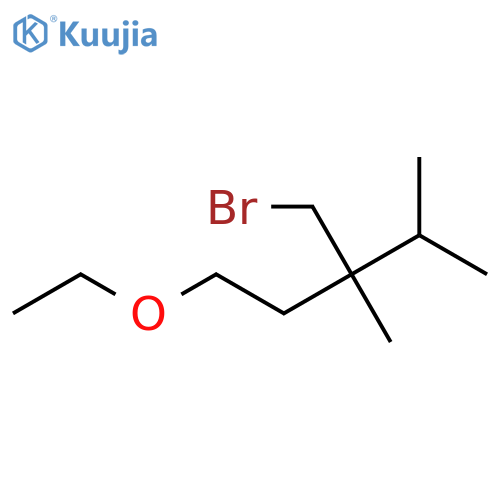 3-(Bromomethyl)-1-ethoxy-3,4-dimethylpentane structure