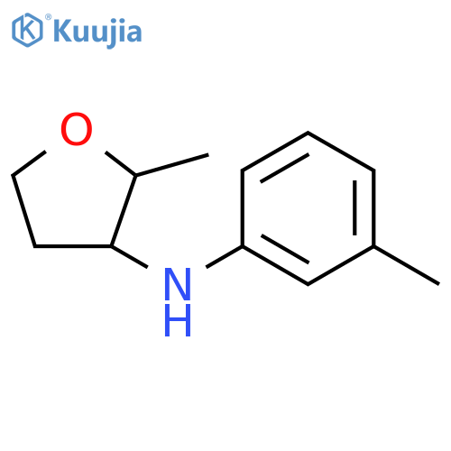 2-methyl-N-(3-methylphenyl)oxolan-3-amine structure