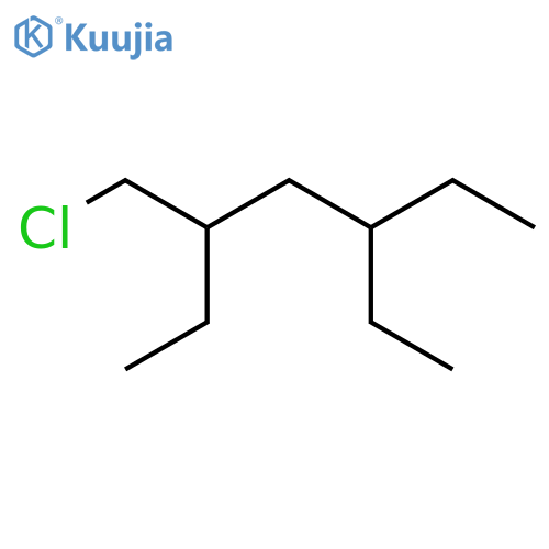 3-(Chloromethyl)-5-ethylheptane structure