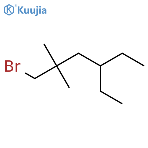 1-Bromo-4-ethyl-2,2-dimethylhexane structure