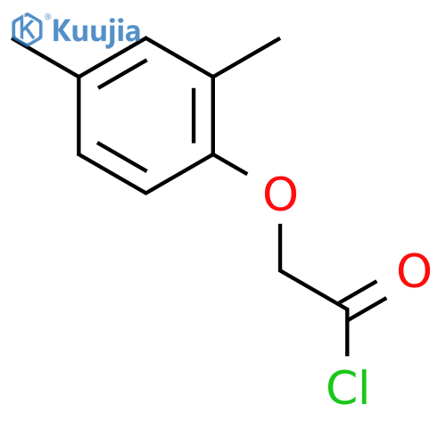 (2,4-Dimethylphenoxy)acetyl chloride structure