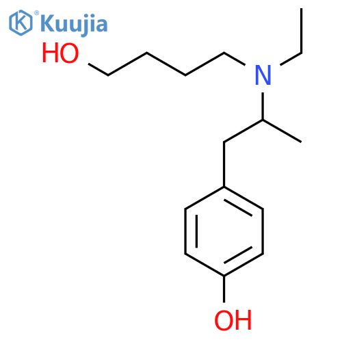 Phenol,4-[2-[ethyl(4-hydroxybutyl)amino]propyl]- structure
