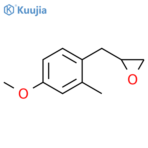 2-(4-methoxy-2-methylphenyl)methyloxirane structure