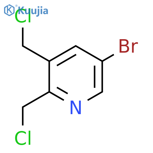 5-Bromo-2,3-bis(chloromethyl)pyridine structure